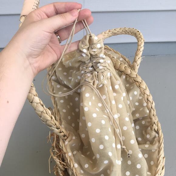 3 / $15 Raffia Jute Woven Beach Tote Cynthia Rowley - Picture 11 of 14